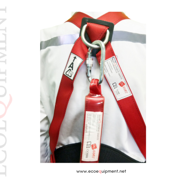 DUNAMIS FULLBODY HARNESS WITH DOUBLE WEBBINGLANYARD Ecoequipment
